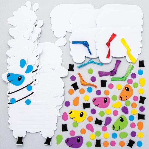Baker Ross Lamas Webe Kit De Bricolage Lot De 6 Bricolage Pour Enfants Couture Et Promotion Pour Enfants Fc419