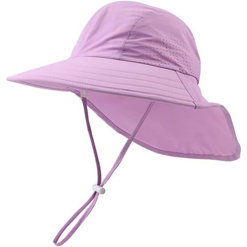 Bébé Chapeau De Soleil Casquette Protège Nuque Enfant Fille Garçons Casquette Anti-Uv Été Chapeau De Plage.[Z732]