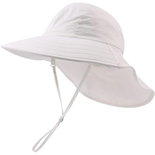 Bébé Chapeau De Soleil Casquette Protège Nuque Enfant Fille Garçons Casquette Anti-Uv Été Chapeau De Plage.[Z735]