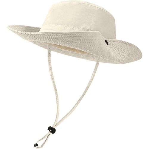 Bob Homme Femme Été Chapeau De Soleil En Polyester Anti-Uv Chapeau De Pêcheur Outdoor Randonnée Bucket Hat Pliable Étanche Pour Safari Voyage Jardinier.[Z659]