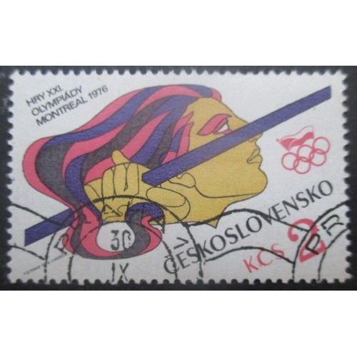 Tchecoslovaquie N°2152 Jeux Olympiques De Montréal 1976 Oblitéré