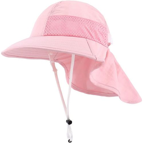 Chapeau Soleil Pour Bébé Enfants Bob Protection Solaire Fille Garçon De Plage D'été Réglable.[Z712]