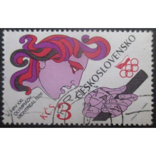 Tchecoslovaquie N°2153 Jeux Olympiques De Montréal 1976 Oblitéré