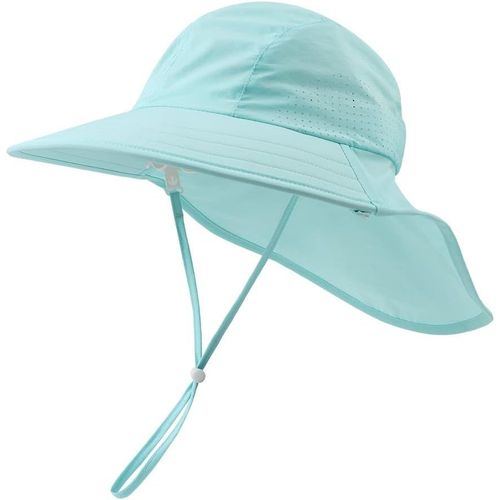 Bébé Chapeau De Soleil Casquette Protège Nuque Enfant Fille Garçons Casquette Anti-Uv Été Chapeau De Plage.[Z738]