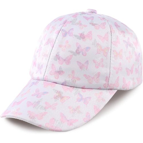 Casquette Enfant Fille Été Chapeau De Soleil Pour Fille Chat Floral Papillons Casquette Bébé.[Z655]