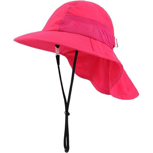 Chapeau Soleil Pour Bébé Enfants Bob Protection Solaire Fille Garçon De Plage D'été Réglable.[Z713]