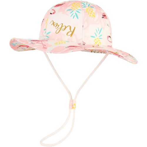 Chapeau Bob Coton Naissance Bébé Fille Garçon Solaire Anti-Uv Upf50+ Casquette Pliable Été Cartoon Animal Mignon Voyage Outdoor.[Z717]