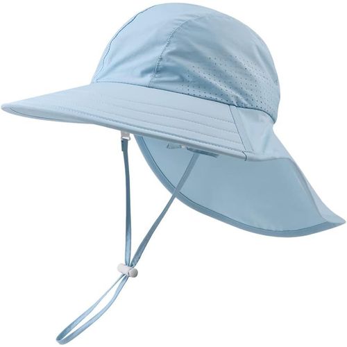 Bébé Chapeau De Soleil Casquette Protège Nuque Enfant Fille Garçons Casquette Anti-Uv Été Chapeau De Plage.[Z731]