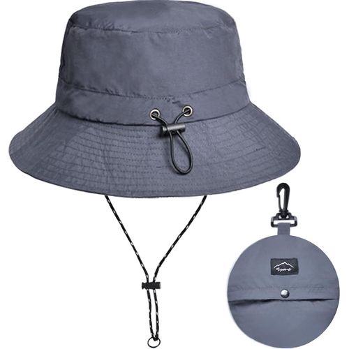 Bob Chapeau De Pêcheur Imperméable Femme Chapeau De Soleil Chapeaux De Seau Chapeau De Plage Chapeau De Pluie Pliable Chapeau Eté Extérieur Anti Uv.[Z778]