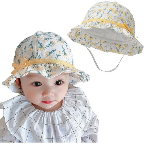 Chapeau De Soleil Bébé Fille Avec Protection Upf 50+ Chapeau De Plage Réglable En Plein Air Pour Bébés Filles Garçons Bambin Enfants.[Z891]