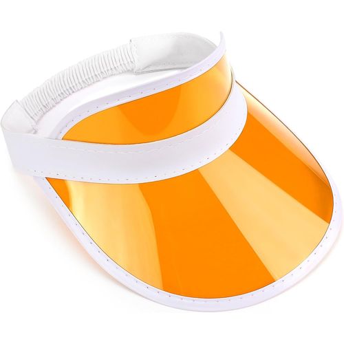 Chapeau De Soleil Unisexe Style Années 80 Rétro Fluo Pour Golf,Tennis,Enterrement De Vie De Garçon,Poker,Fête.[Z788]