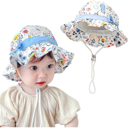 Chapeau De Soleil Bébé Fille Avec Protection Upf 50+ Chapeau De Plage Réglable En Plein Air Pour Bébés Filles Garçons Bambin Enfants.[Z895]