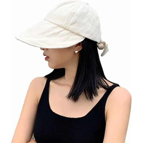 Femmes Chapeau Pliable Chapeau De Soleil À Large Bord Protection Uv En Bobs Chapeau Visière Idéal Pour Voyage Randonnée Pêche Plage.[Z920]