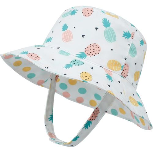 Chapeau De Soleil Été Bébé Garçon Fille Bob Anti-Uv Enfant Bonnet Pêcheur Bord Large Protection Soleil Pour Plage Plein Air Vacances Voyage Printemps Hat-0-10 Ans.[Z963]
