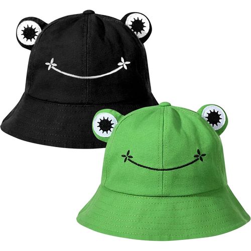 Bob Grenouille Pour Adulte Chapeau De Soleil En Coton Pour Femme Chapeau De Pêcheur En Coton Pliable Pour Enfants Femmes.[Z952]