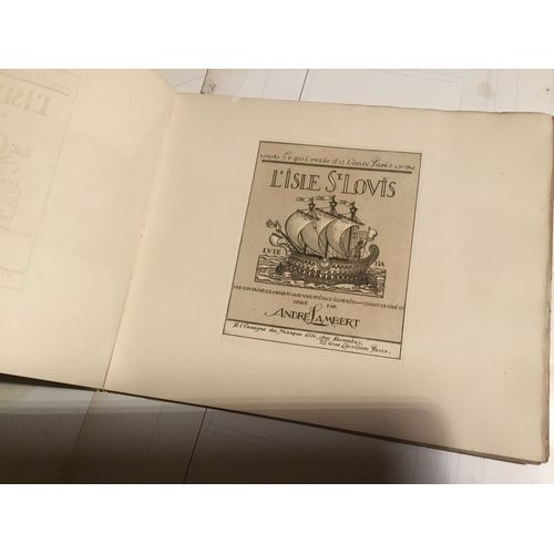 L.Isle St Louis,Ce Qui Reste Du Vieux Paris,1920,Gravé Par André Lambert ,20 Gravures Originales.