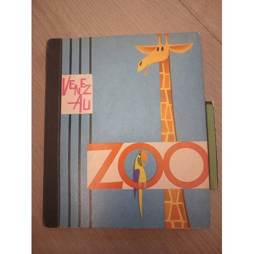 Superbe Ancien Livre Systeme Anime Pop Up Venez Au Zoo Lukes Rudolph Del Duca Paris 1965 Artia