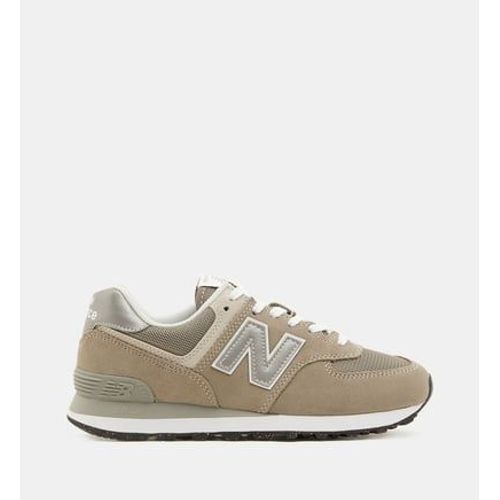 New Balance - Baskets Basses 574 Cuir Suède - Gris - 38