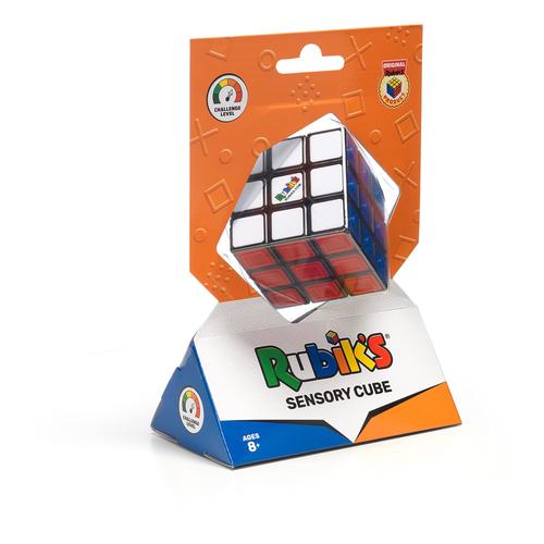 Spin Master 3x3 Colour Matching To Help The Visually Impaired Rubiks Cube Sensory Le Puzzle Original De 3 X 3 Couleurs Assorties Pour Aider Les Malvoyants 6063346