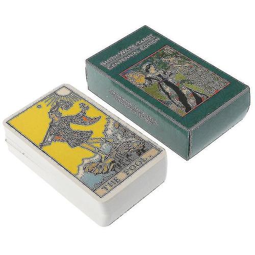 1 Boîte De Cartes De Tarot Smith Magique, Édition De Jeu De Société De Tarot Mystérieux, 78 Cartes 