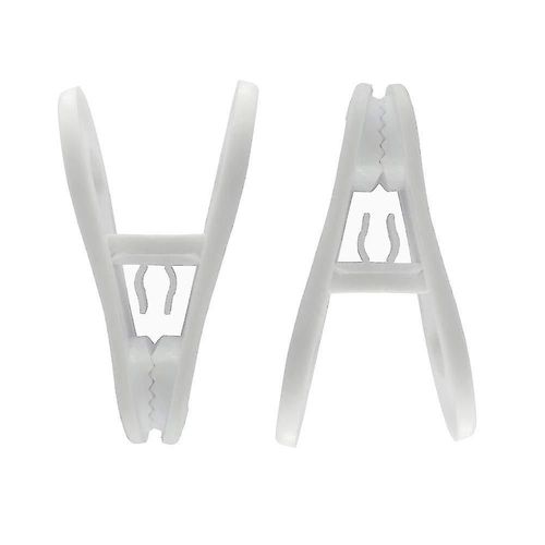 Paquet De 30 Pinces À Cintres, Pinces À Cintres Polyvalentes Pour Cintres, Pinces À Doigts Blanches Pour Cintres En Plastique, Pinces À Cintres Pour Pantalons