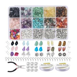 Kit de Perles Artisanales Fil Élastique Bricolage Fournitures de