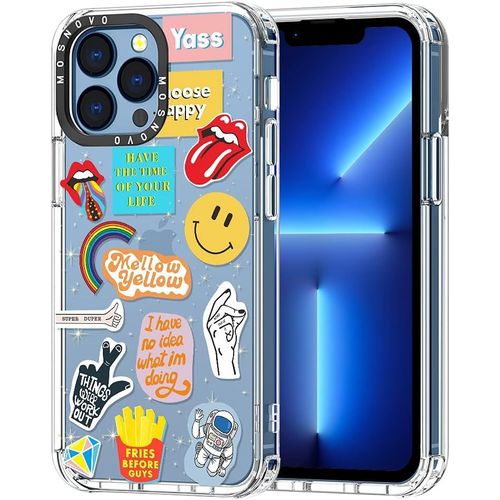 Eryi-Coque Pour Iphone 13 Pro - Housse Fine Transparente Antichoc En Tpu + Pc [Protection Contre Les Chutes De 2 M/Anti-Pelage] - Culture Pop