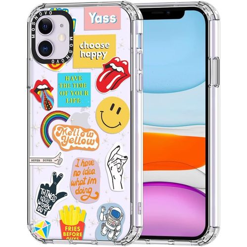 Eryi-Coque Pour Iphone 11 - Housse Fine Transparente Antichoc En Tpu + Pc [Protection Contre Les Chutes De 2 M/Anti-Pelage] - Culture Pop