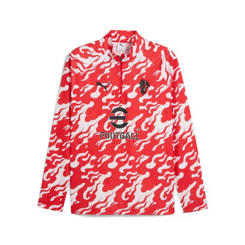 Haut D'avant-Match À 1/4 Zip Ac Milan Homme