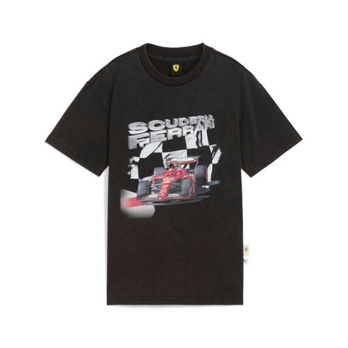T-Shirt À Motif Voiture Sportswear Scuderia Ferrari Enfant Et Adolescent