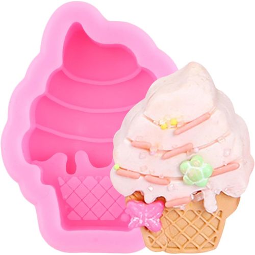 Eryi-Moules À Fondant En Silicone Pour Crème Glacée Pour Décorer Des Gâteaux, Des Cupcakes, Du Chocolat, De La Pâte À Fleurs, Des Bonbons, De L'argile Polymère