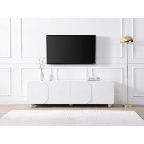 Meuble Tv Effet Bois Blanc