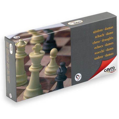 Eryi-- Échecs Et Dames - + 7 Ans - Surface Magnétique - Double Jeu De Société Éducatif - Enfants Et Adultes - Planche Pliante Pour Ranger Les Pièces