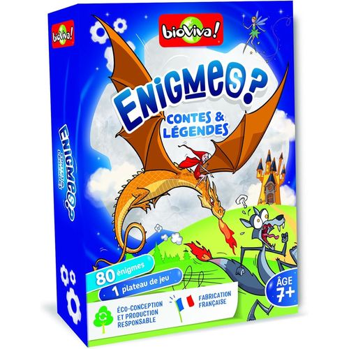 Eryi-- Enigmes - Contes Et Légendes - Devinez La Réponse Le Plus Rapidement Possible Grâce Aux Indices- Jeu De Cartes - Collection Enigmes - 2 À 6 Joueurs - 7 Ans - Fabriqué En France - 400244