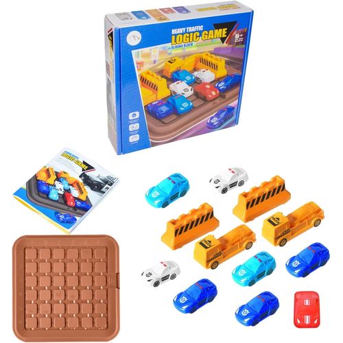 Eryi-Jeu De Société Logique, Jeu De Société De Trafic De Voiture Pour Garçons Et Filles De 3 Ans Et Plus Ckzy-01