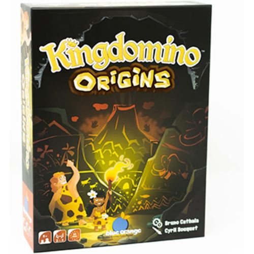 Eryi-- Kingdomino Origins- Jeu De Société Et De Réflexion -Élu Meilleur Jeu De L'année - Jeu De Domino Cro-Magnon - Jeu De Tuile - Auteur Français - A Partir De 8 Ans