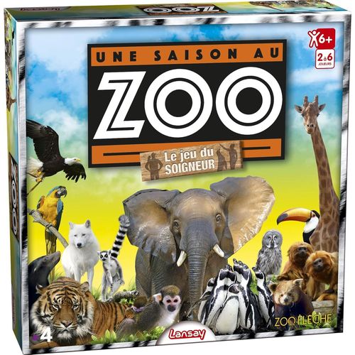 Eryi-\U2013 Une Saison Au Zoo \U2013 Jeu De Société Enfants 6 Ans \U2013 Jeu Éducatif Animaux Avec 1000 Questions \U2013 Quiz Soigneur \U2013 Plateau Et Cartes Inclus \U2013 Jusqu`À 6 Joueurs \U2013
