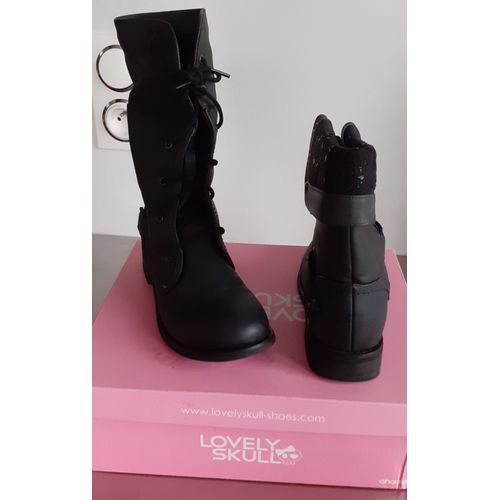 Bottines Lovely Skull - Pointure 34