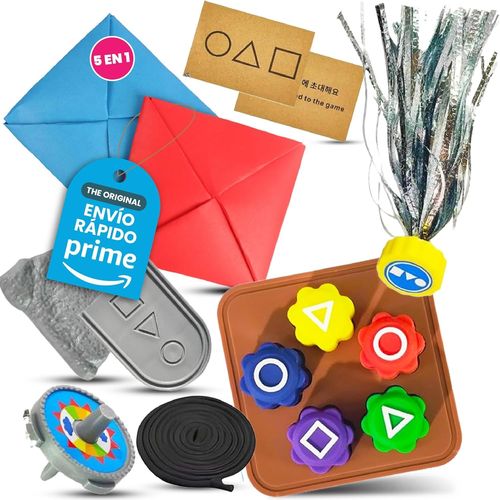 Eryi-Osselets Squid Gam - Jeu Traditionnel Coréen Gonggi - Gonggi Squid Gam Amusant Et Éducatif ¿ Jeu D¿Adresse Et De Dextérité Pour Enfants Et Adultes (Lot De 15 Pièces, 1, Unité)