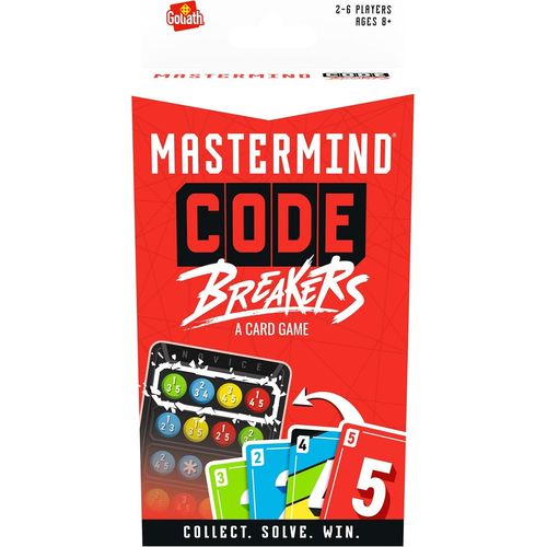 Eryi-- Mastermind¿ Code Breakers - Jeu De Cartes Pour Enfants Dès 8 Ans - Jeu De Société & Stratégie Famille - Déchiffrez Les 5 Codes Pour Gagner - 2 À 6 Joueurs - 3 Niveaux - Format Voyage
