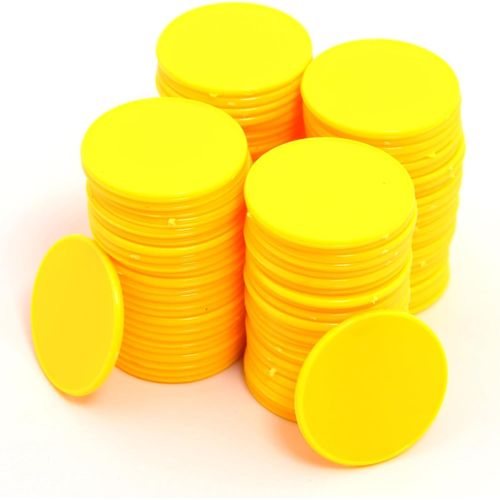 Eryi-Lot De 100 Mini Jetons De Poker En Plastique Opaques Avec Boîte De Rangement 32 Mm