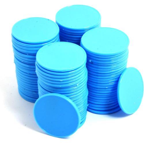Eryi-Lot De 100 Mini Jetons De Poker En Plastique Opaques Avec Boîte De Rangement 32 Mm