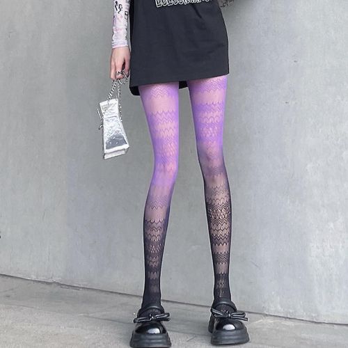 Collants Résille Collants Avec Dentelle Et Motif Silhouette Cuisse Haute Bas Collants Pour Femmes D