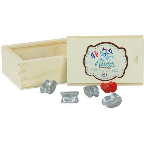 Eryi-- Jeu D'osselets, 6057, Petit, Beige