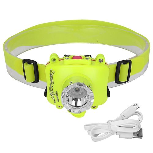Lampe Frontale Led Très Brillante, Rechargeable, Étanche, 5 Modes D'éclairage, Légère, Pour La Course À Pied