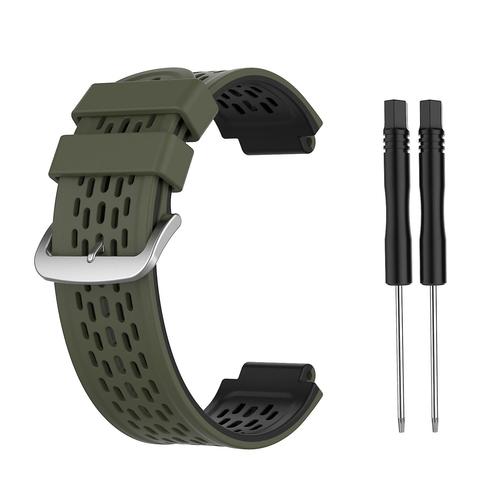 Bracelet De Montre De Remplacement En Silicone Souple Bracelet De Montre De Sport Respirant Pour Garmin-Approche S4/S2 Vivoactive 6