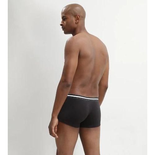 Dim Lot De 2 Boxers Noirs Ecodim En Coton Stretch