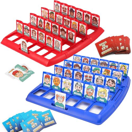 Eryi-96 Pièces Qui Est Ce Jeu De Devinettes Amusant Qui Est Ce Jeux De Societe Jeu De Société Classic Pour Enfants Pour Le Plaisir De La Famille Et Des Fêtes (Couleur)