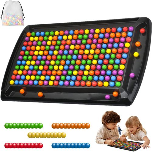 ERYI-Rainbow Puzzle Chess, 241 Pièces Rainbow Ball Elimination Jeu De Société, Jeu D'Élimination De Balle Arc-En-Ciel, Échiquier Intellectuel Duel Double, Elimination Board Game, Pour Enfants Et Adul