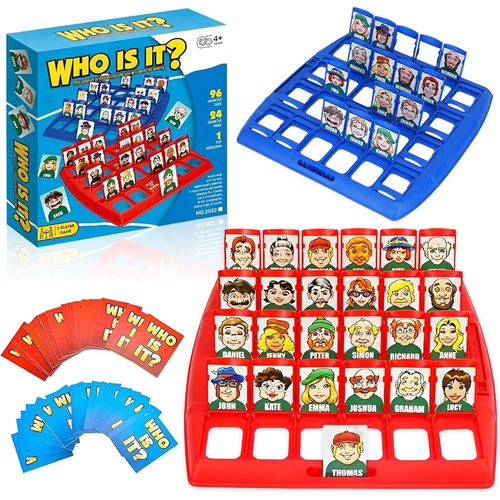Eryi-Who Is It? Qui Est Ce Jeux De Societe, Qui Est Ce Jeux De Societe Original, Qui Suis Je Jeu De Société Famille, Qui Est-Ce, Classiques Adaptés Aux Familles/Fêtes/Dîners